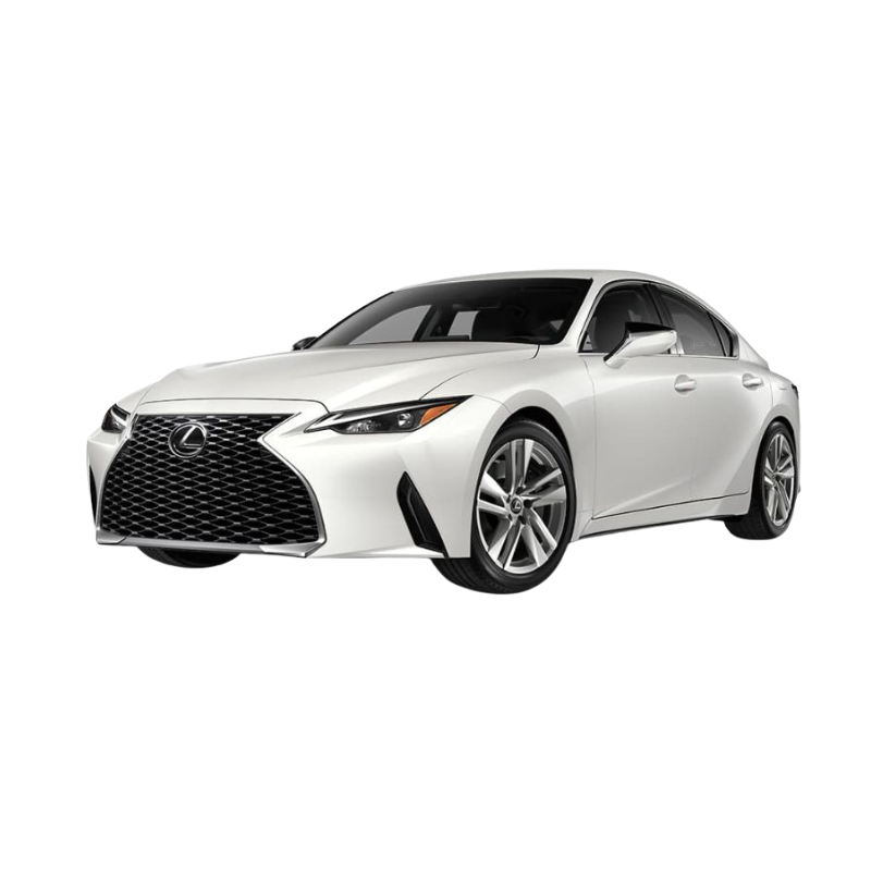 White Lexus ES 300h executive sedan
